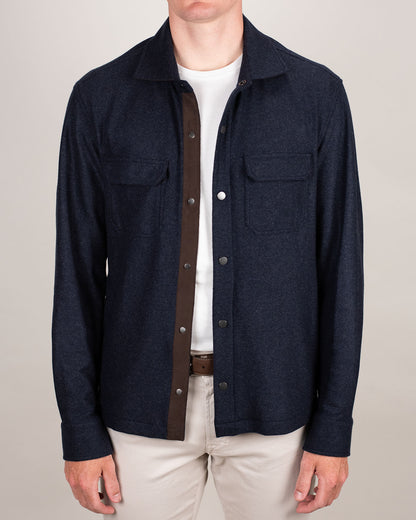 baldassari snap overshirt jacket