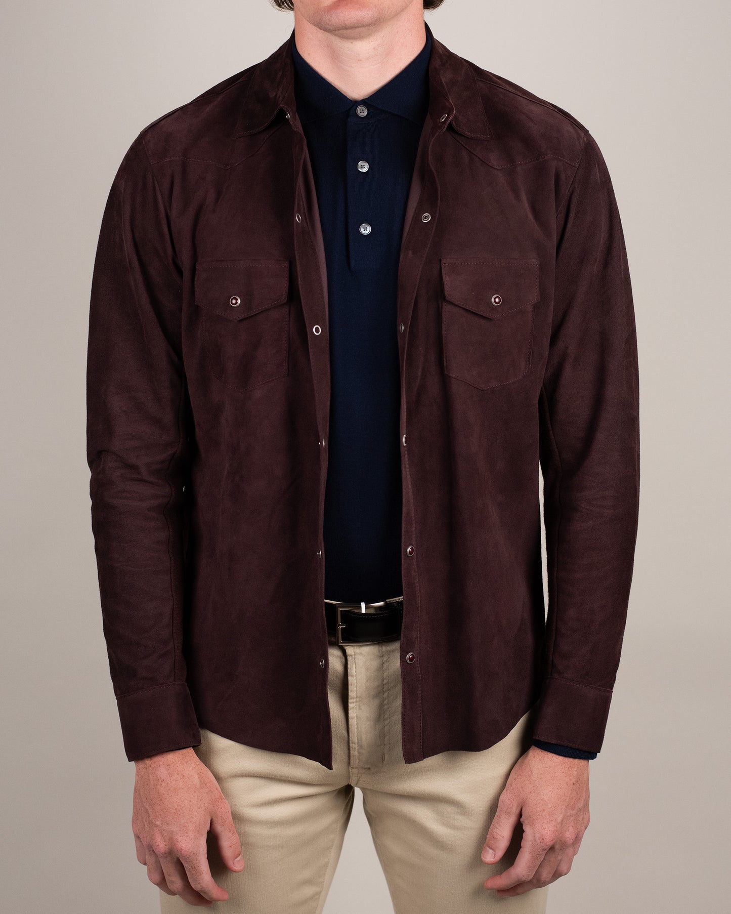 eleventy burgundy suede hybrid jacket