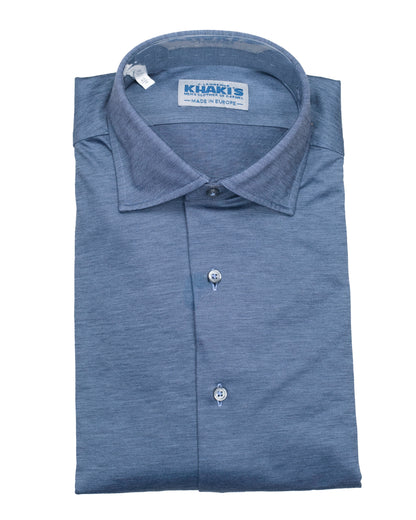 khakis brand navy jersey shirt