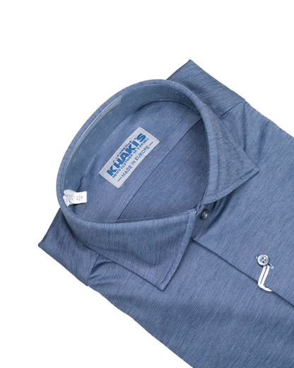 khakis brand navy jersey shirt