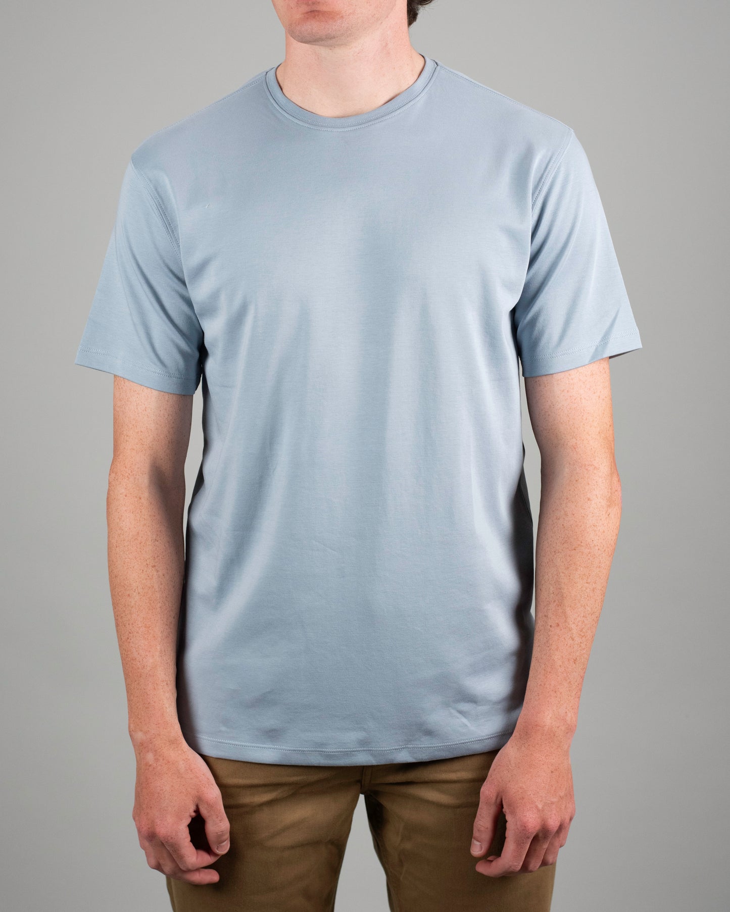 khakis brand luxe pima crewneck ss tee
