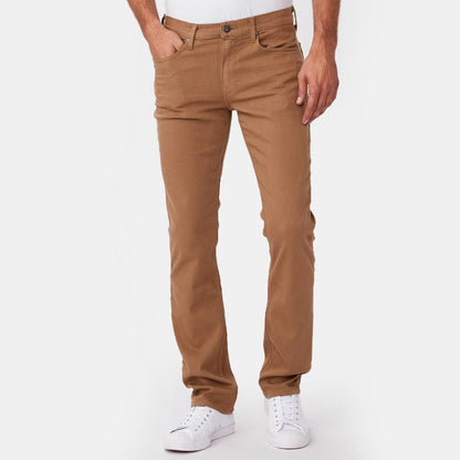 Paige Federal Slim Straight Fit in Cognac