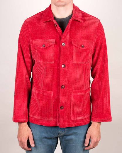 khakis brand cord overshirt jacket