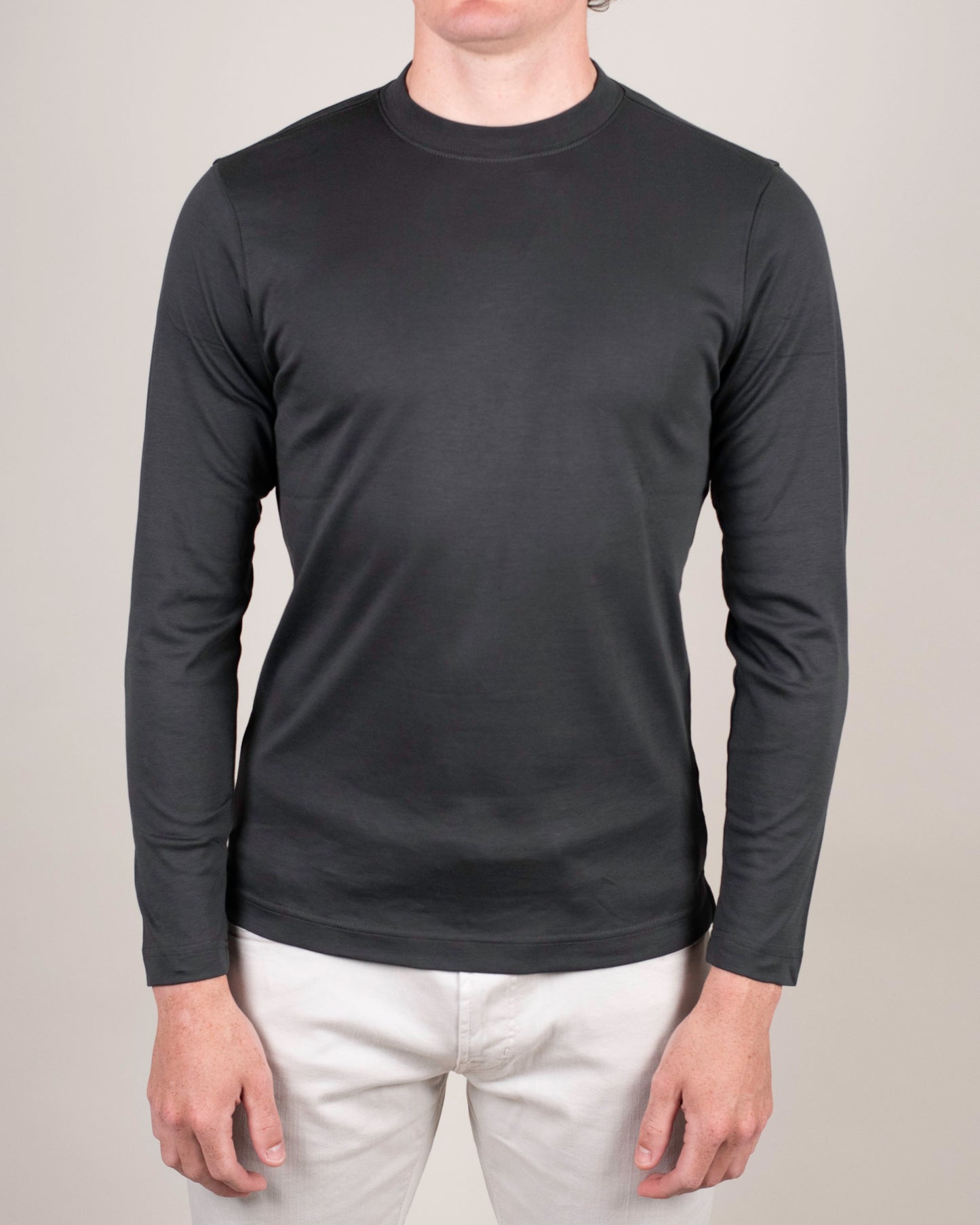 khakis brand georgia crewneck ls tee