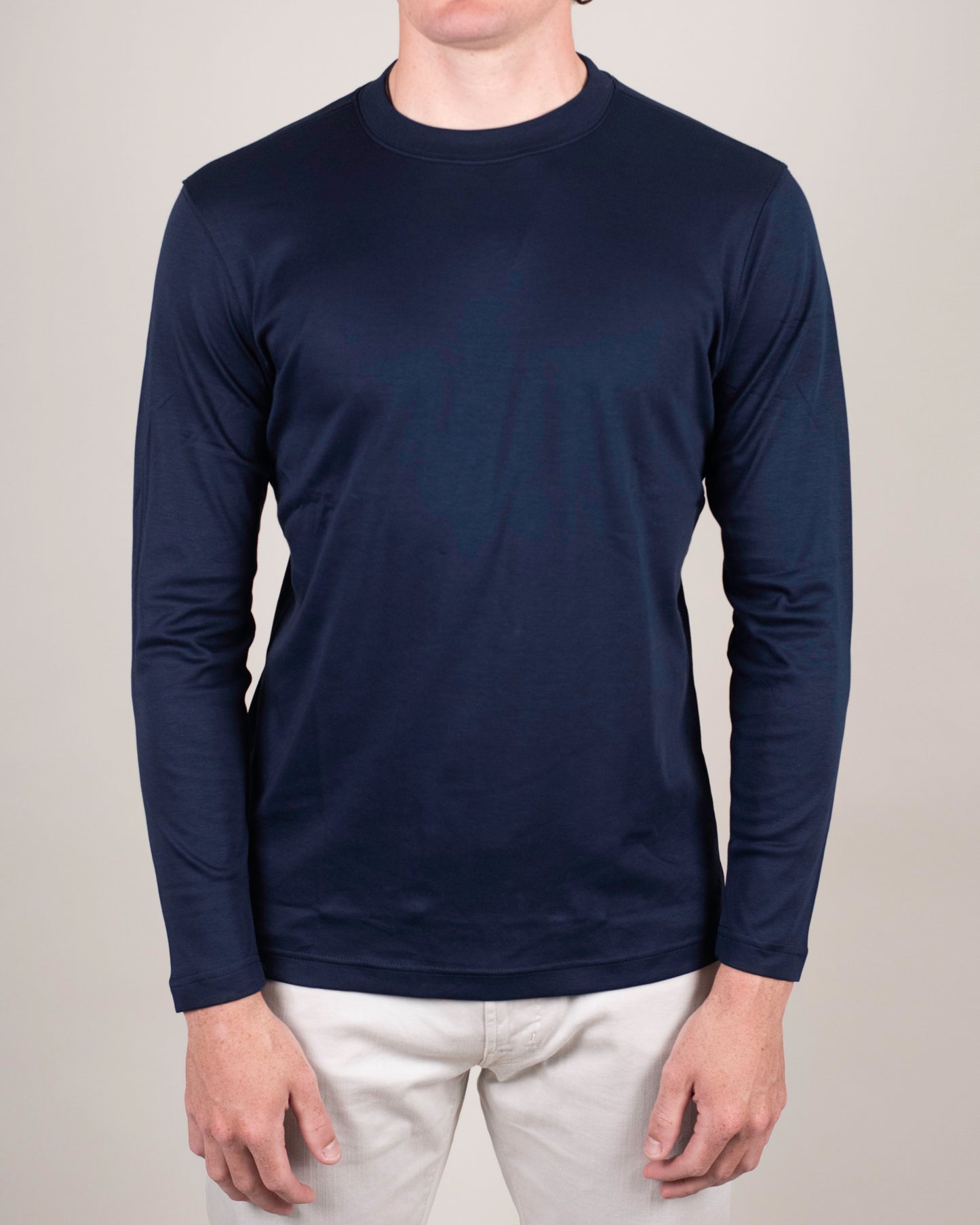 khakis brand georgia crewneck ls tee
