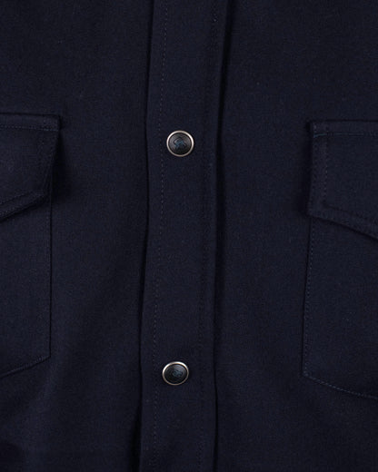 pescarolo snap front overshirt