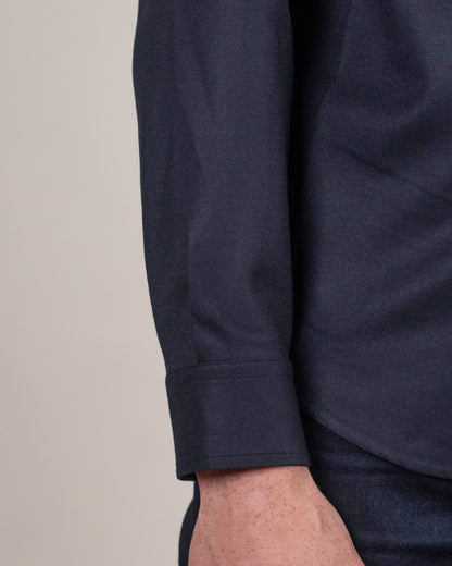 pescarolo snap front overshirt