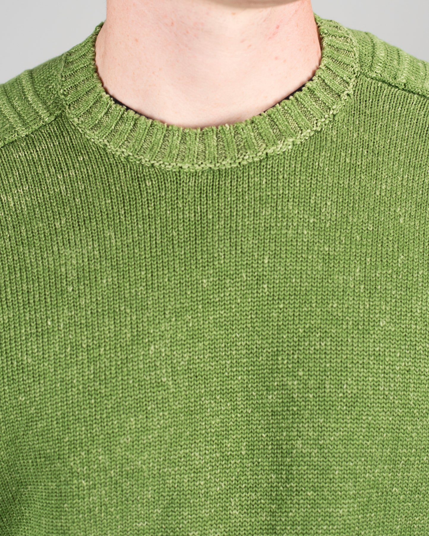 inis meain linen crewneck sweater