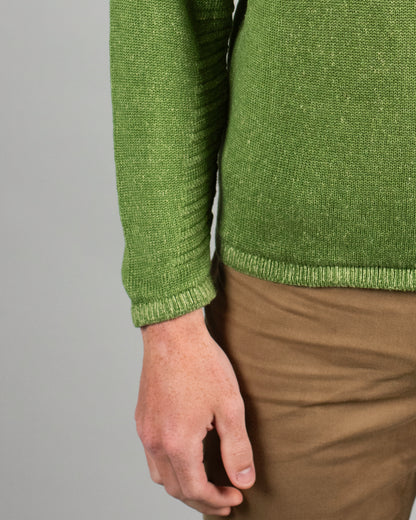 inis meain linen crewneck sweater