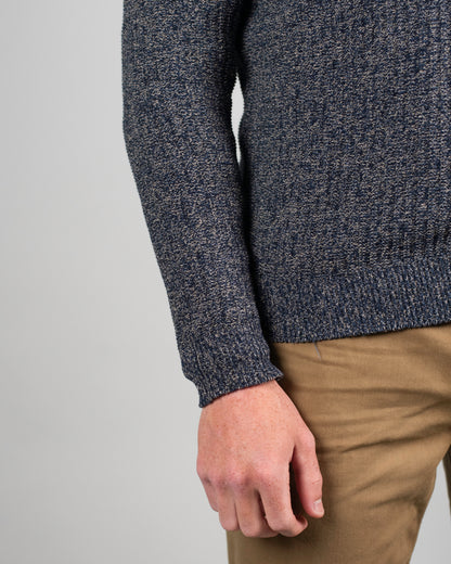inis meain linen cotton vneck sweater