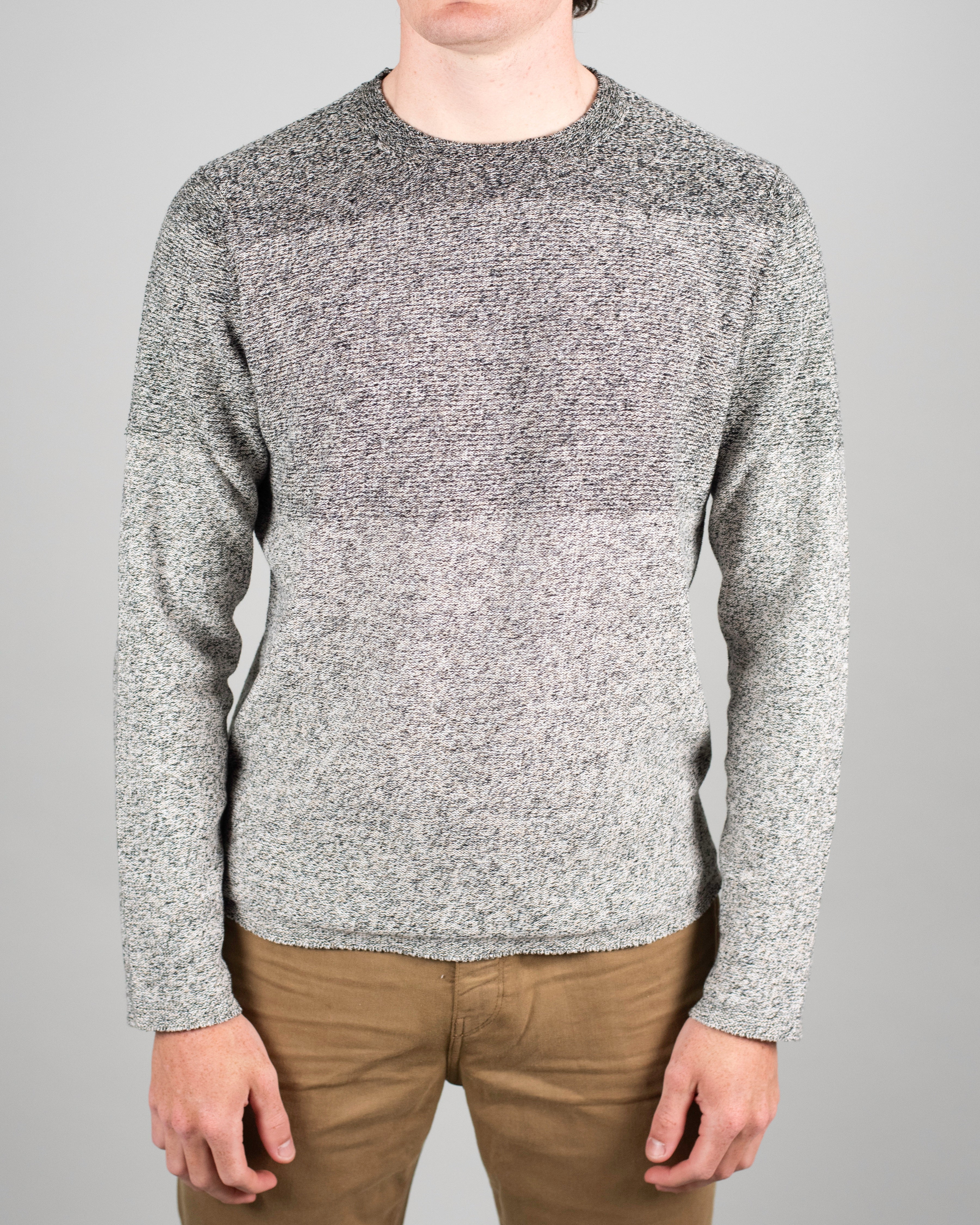 INIS MEAIN / Crew Neck Knit イニッシュマン inis meain linen cotton crewneck sweater – khakis of carmel