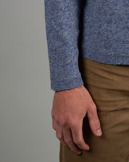 inis meain linen cotton crewneck sweater