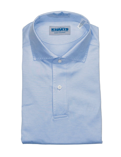 khakis brand lt blue luxe polo