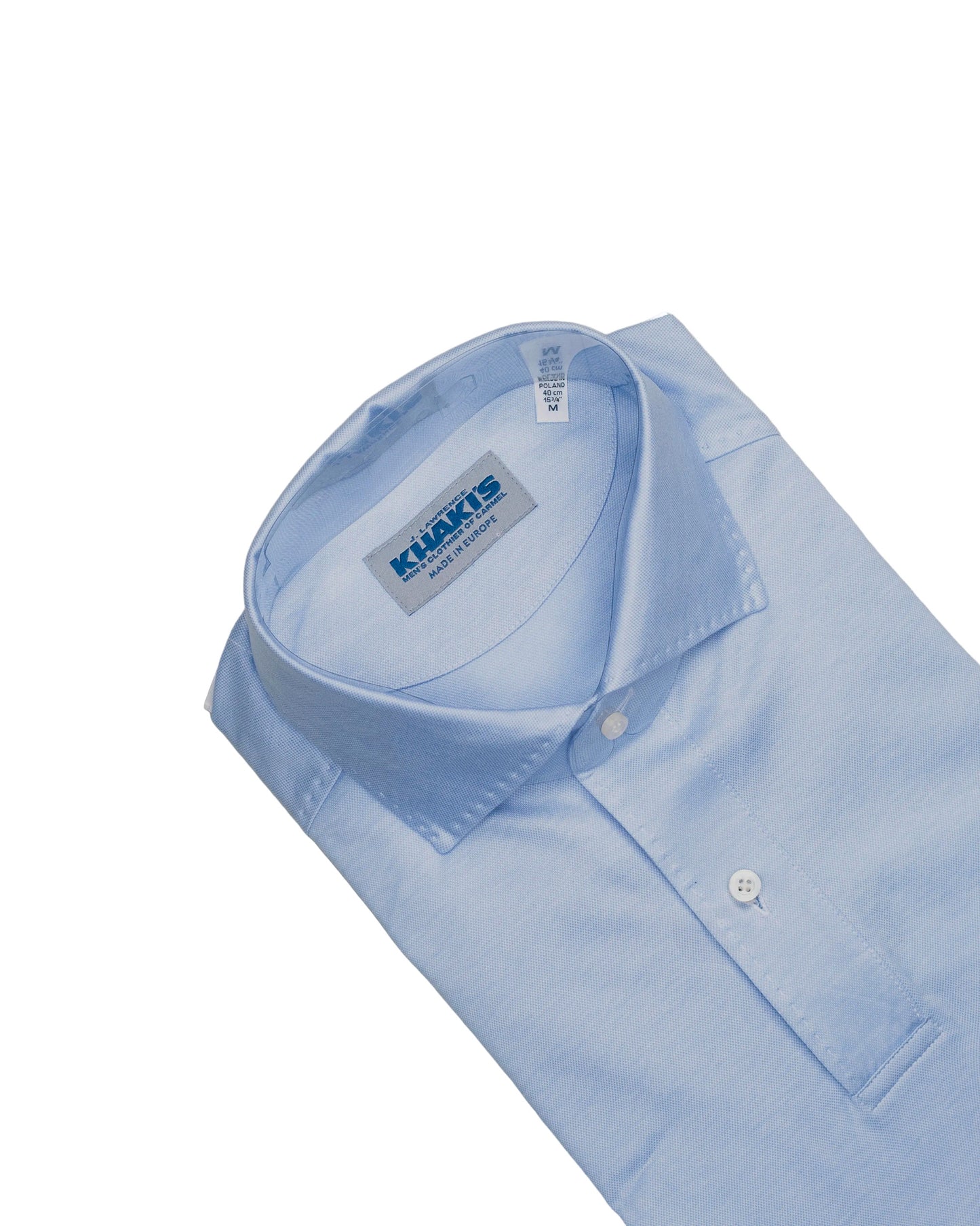 khakis brand lt blue luxe polo