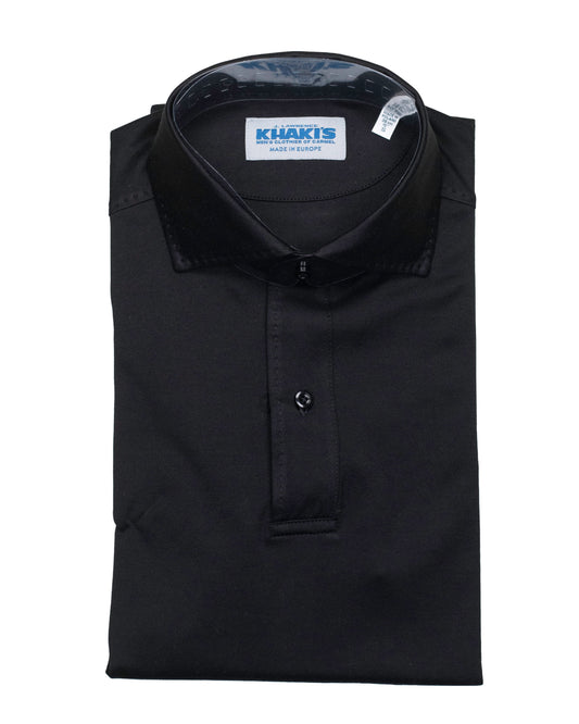 khakis brand black luxe polo