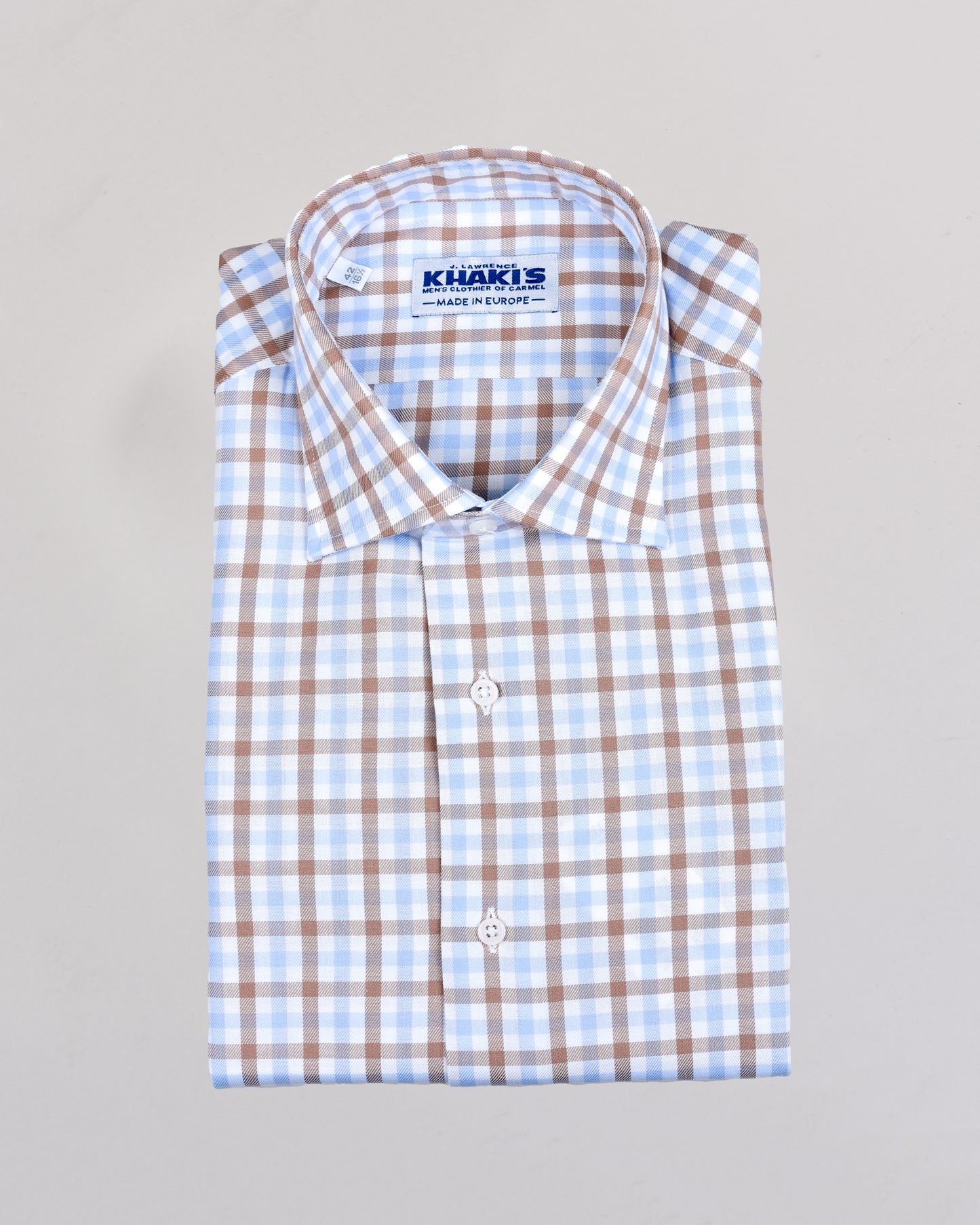 Khaki’s of Carmel - Blue Khaki Designed Shirt