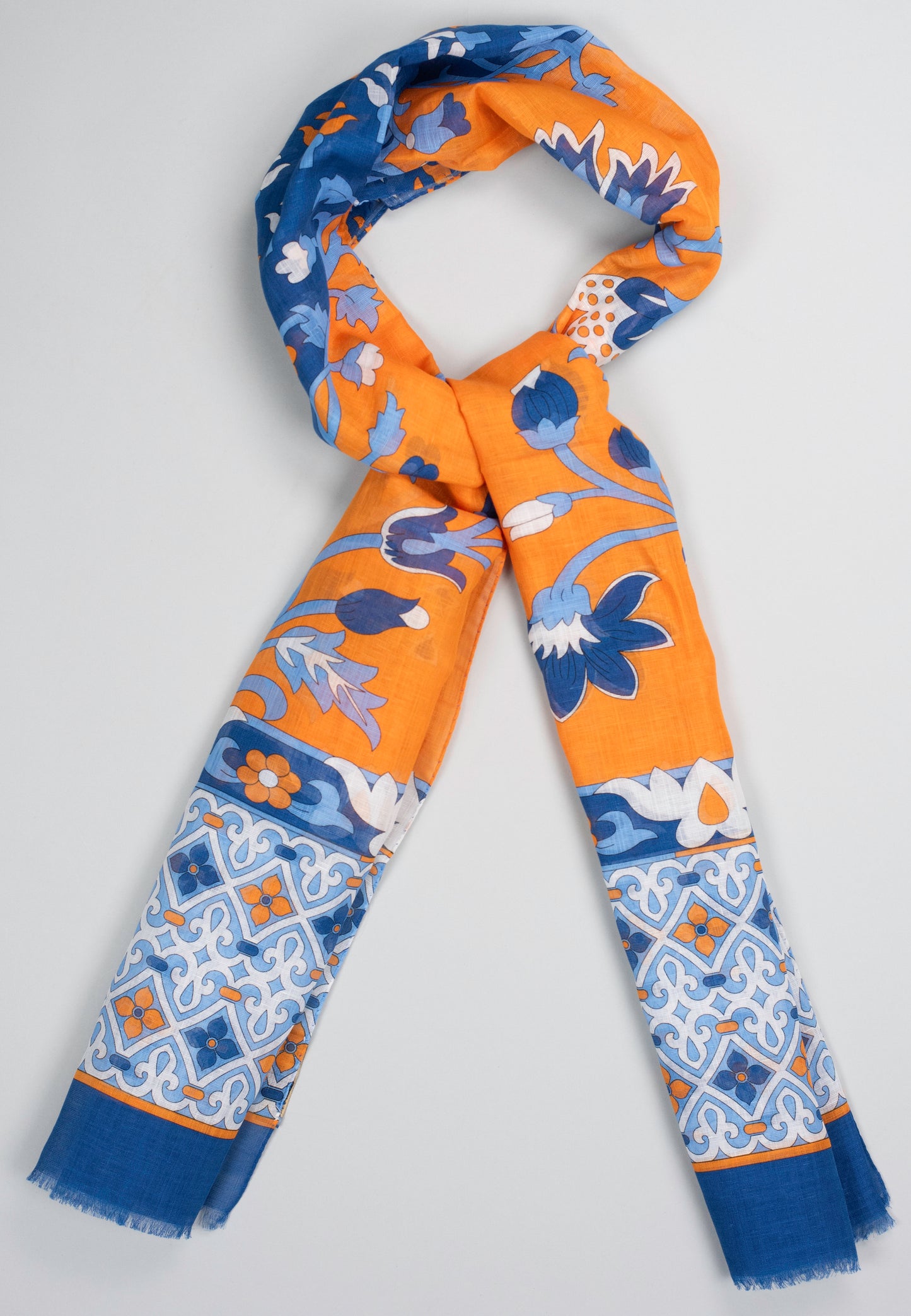 khakis brand spring linen scarf