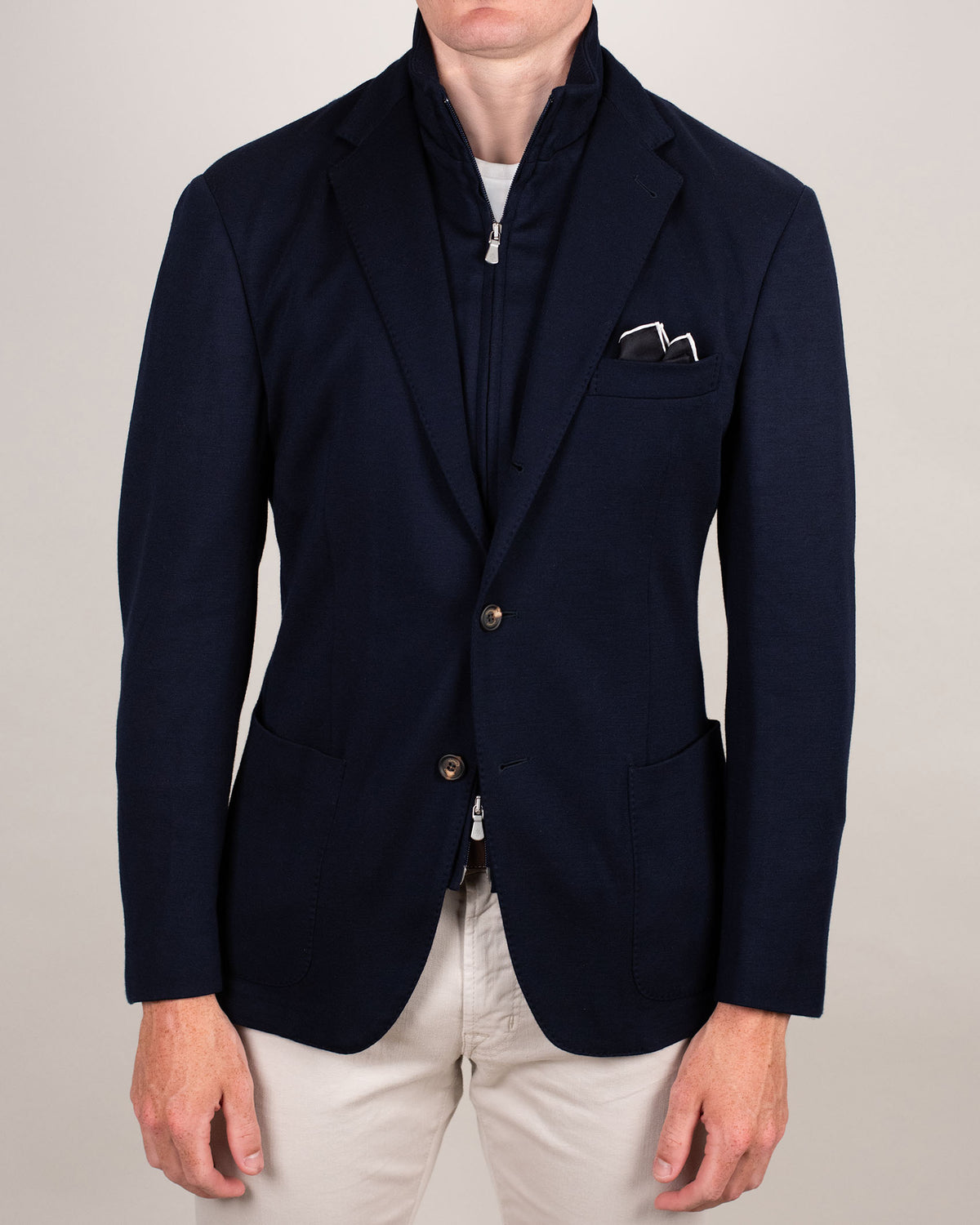 eleventy blue lp hoodie soft coat