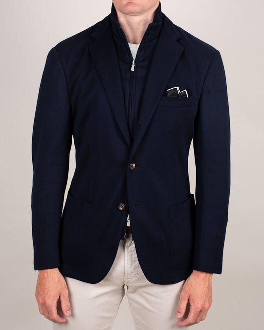 eleventy blue lp hoodie soft coat