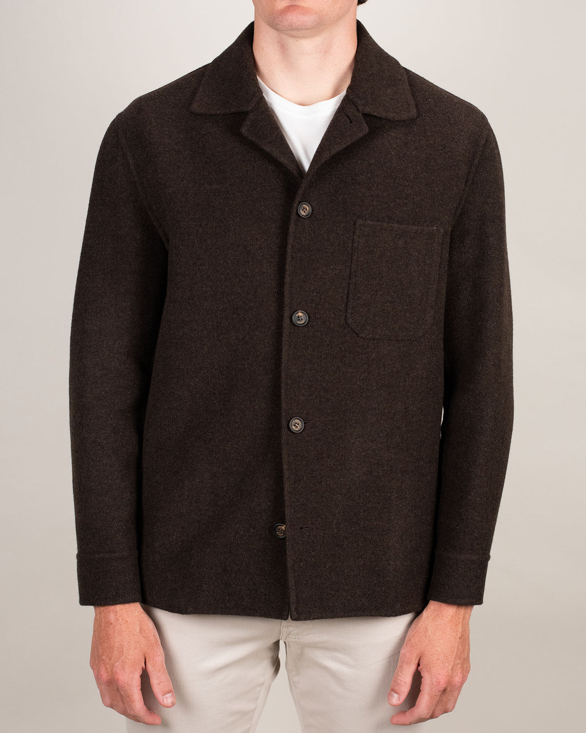 eleventy brown overshirt jacket