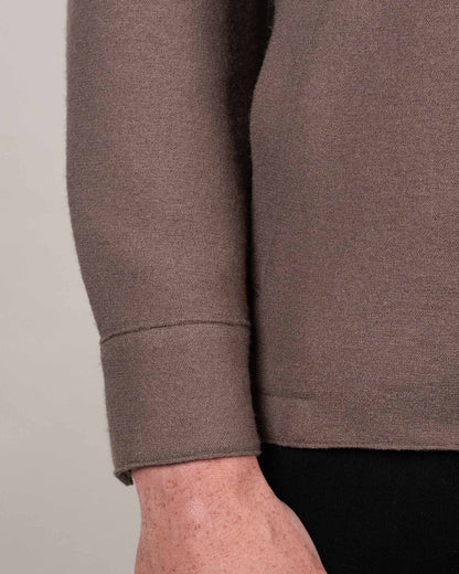 eleventy cocoa overshirt jacket