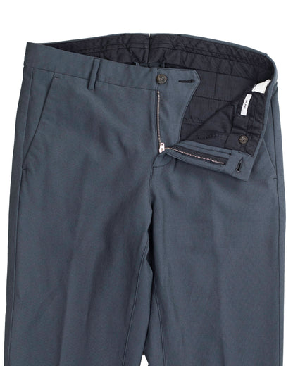 eleventy black cotton stretch pant