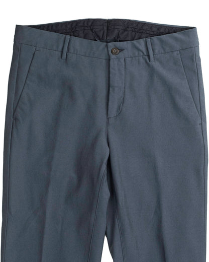eleventy black cotton stretch pant