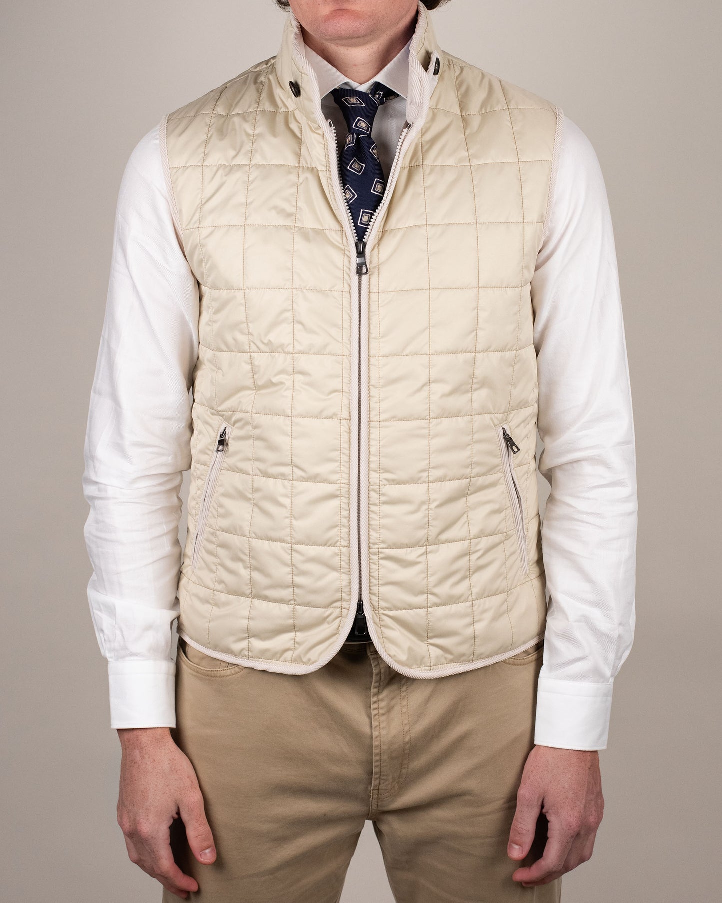 khakis brand quilt vest
