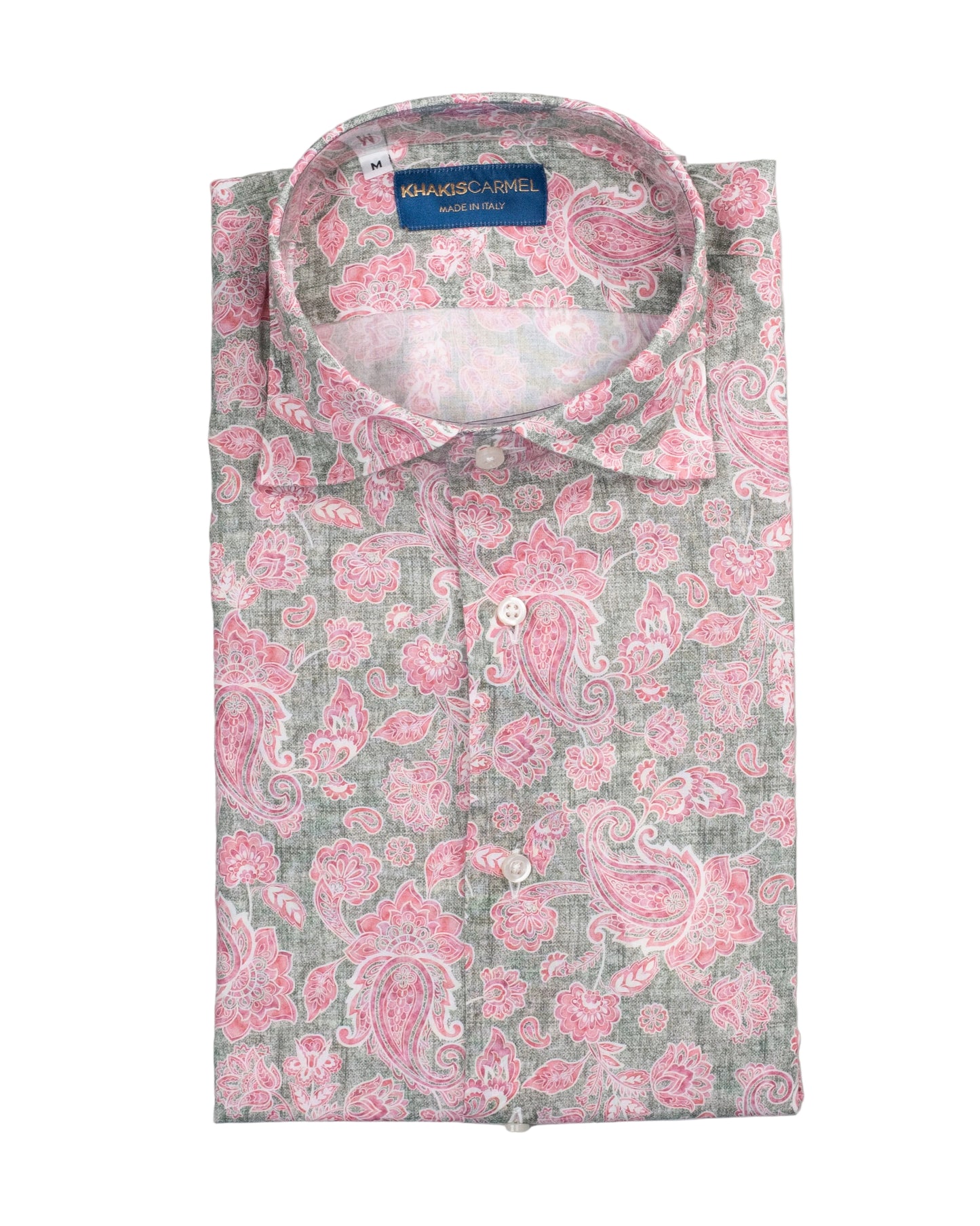khakis brand paisley shirt