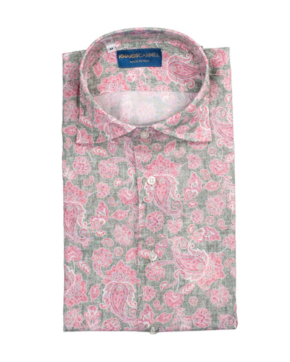khakis brand paisley shirt