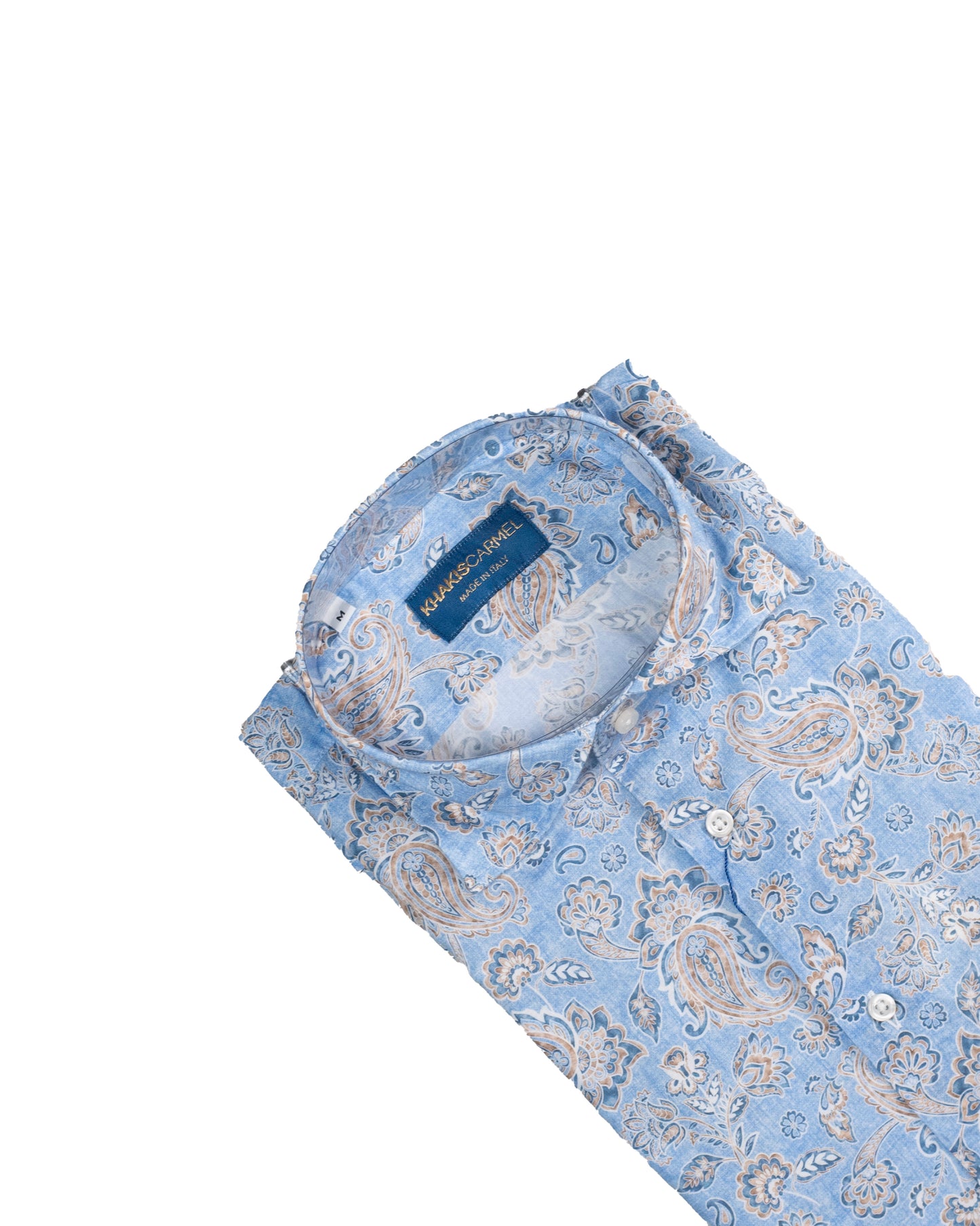 khakis brand paisley shirt