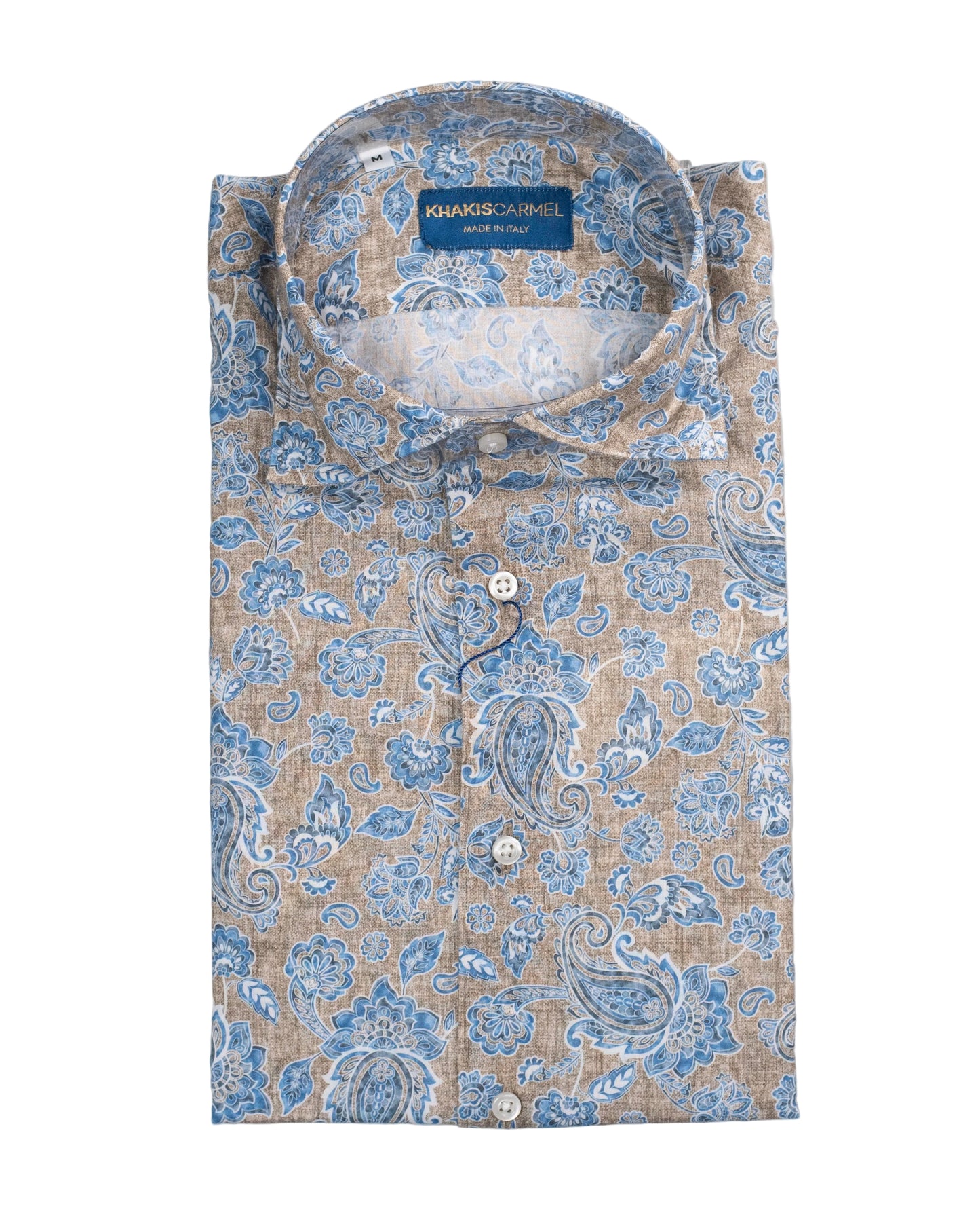 khakis brand paisley shirt