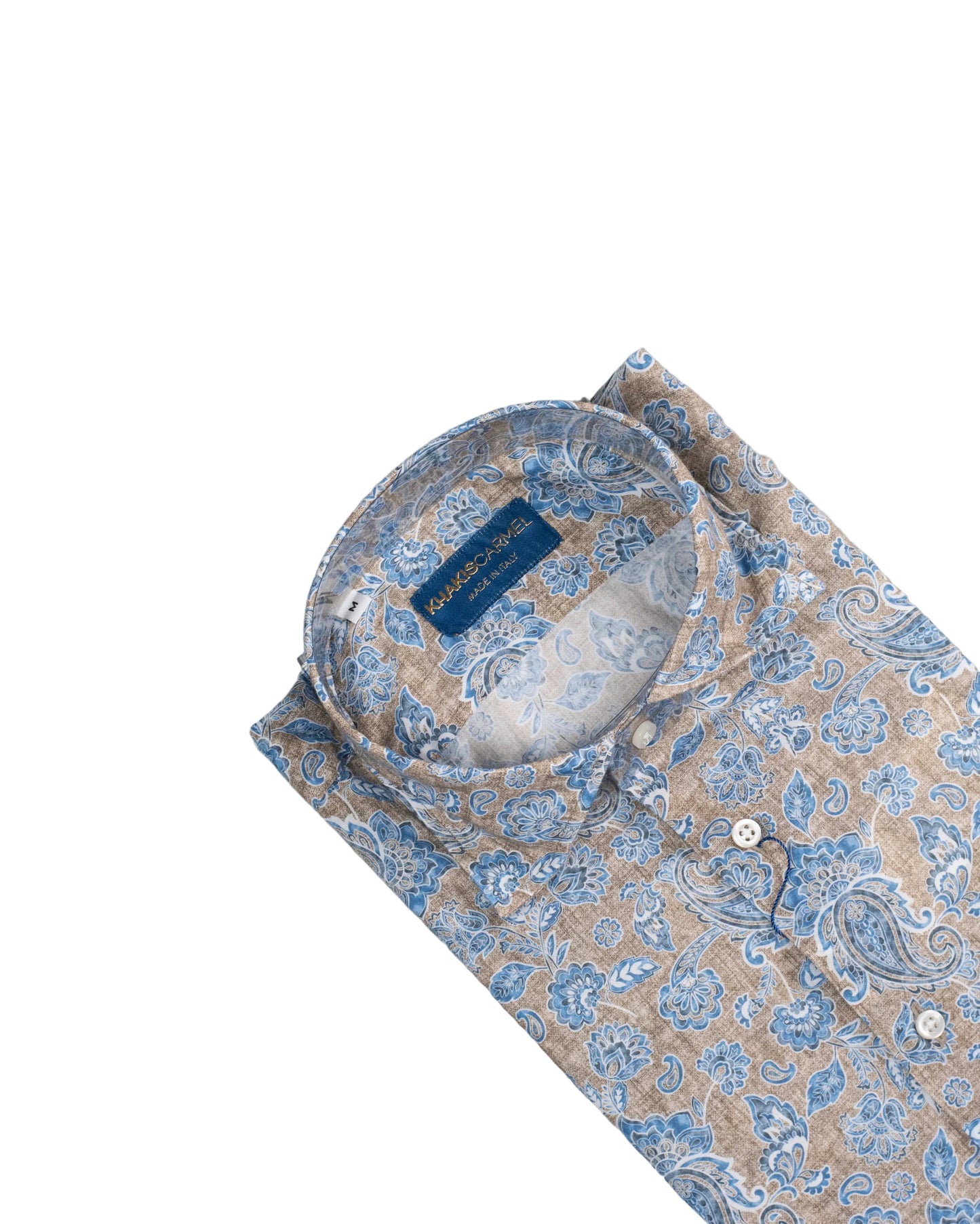 khakis brand paisley shirt