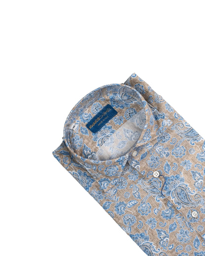 khakis brand paisley shirt