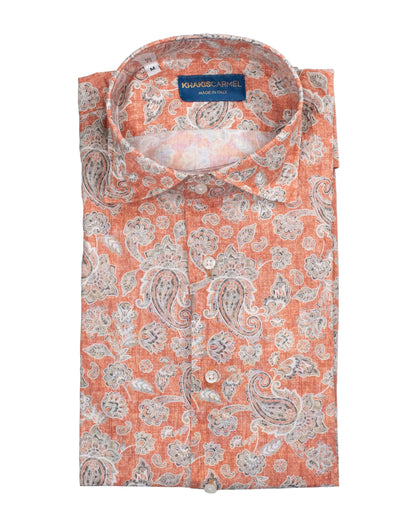 khakis brand paisley shirt