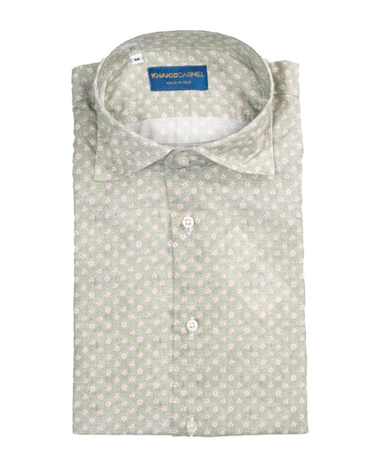 khakis brand medallion print shirt