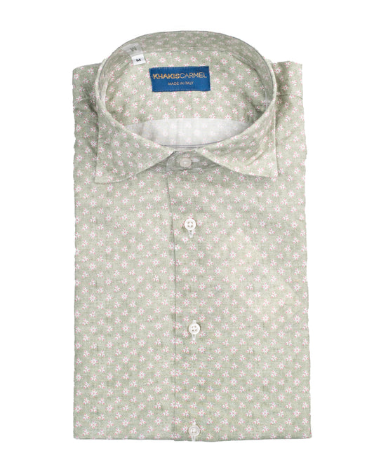 khakis brand medallion print shirt