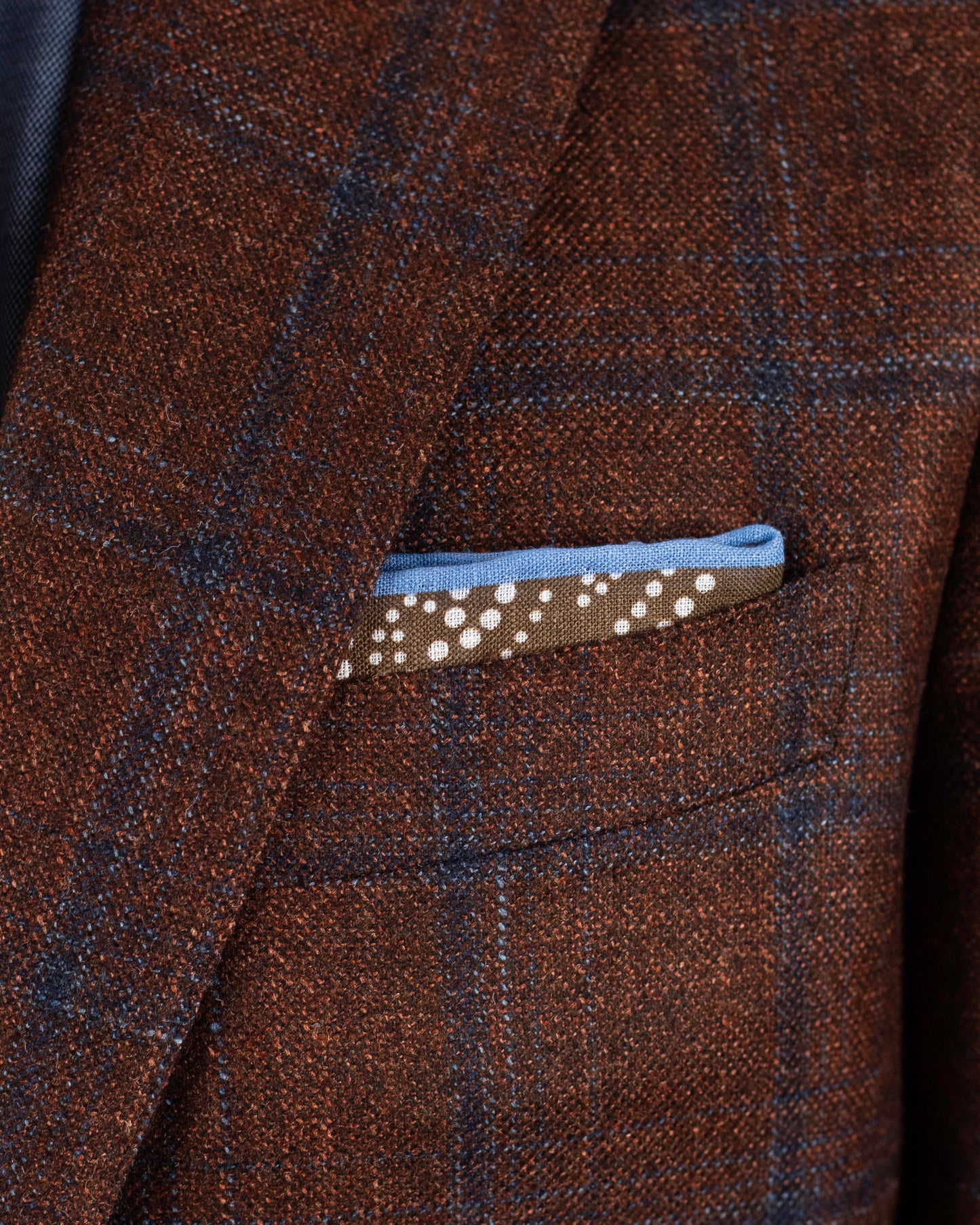 ravazzolo rust plaid sportcoat
