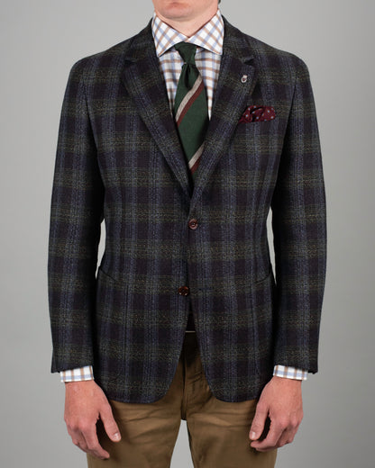 ravazzolo brown plaid sport coat