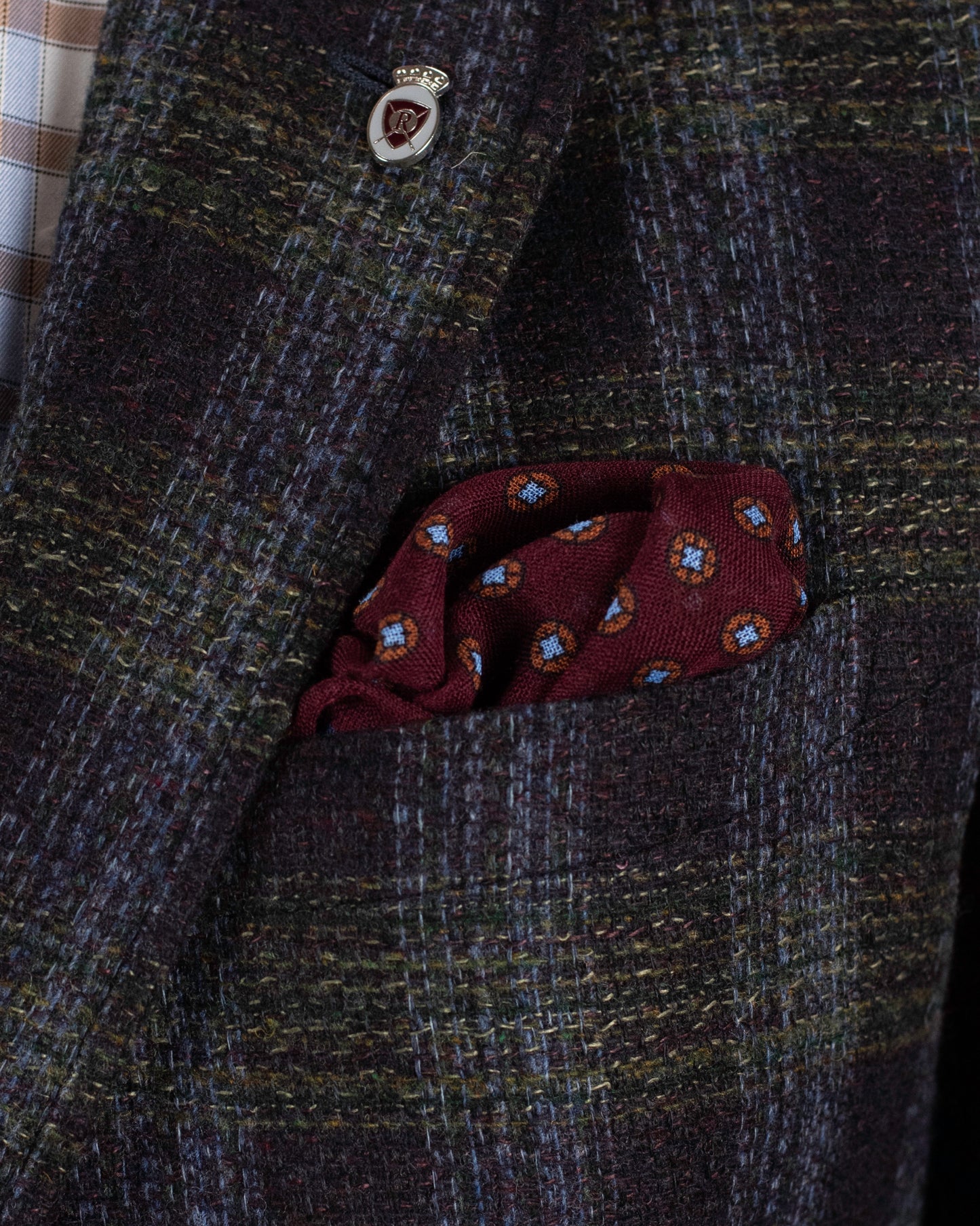 ravazzolo brown plaid sport coat