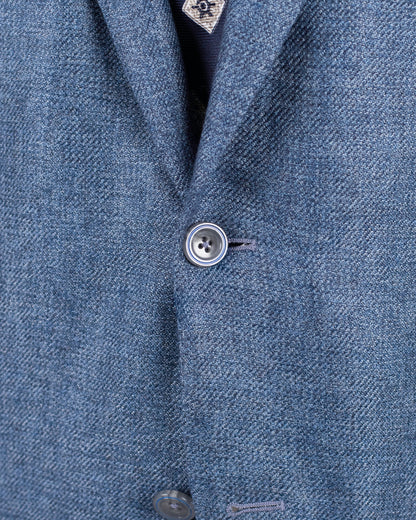 ravazzolo blue solid sport coat