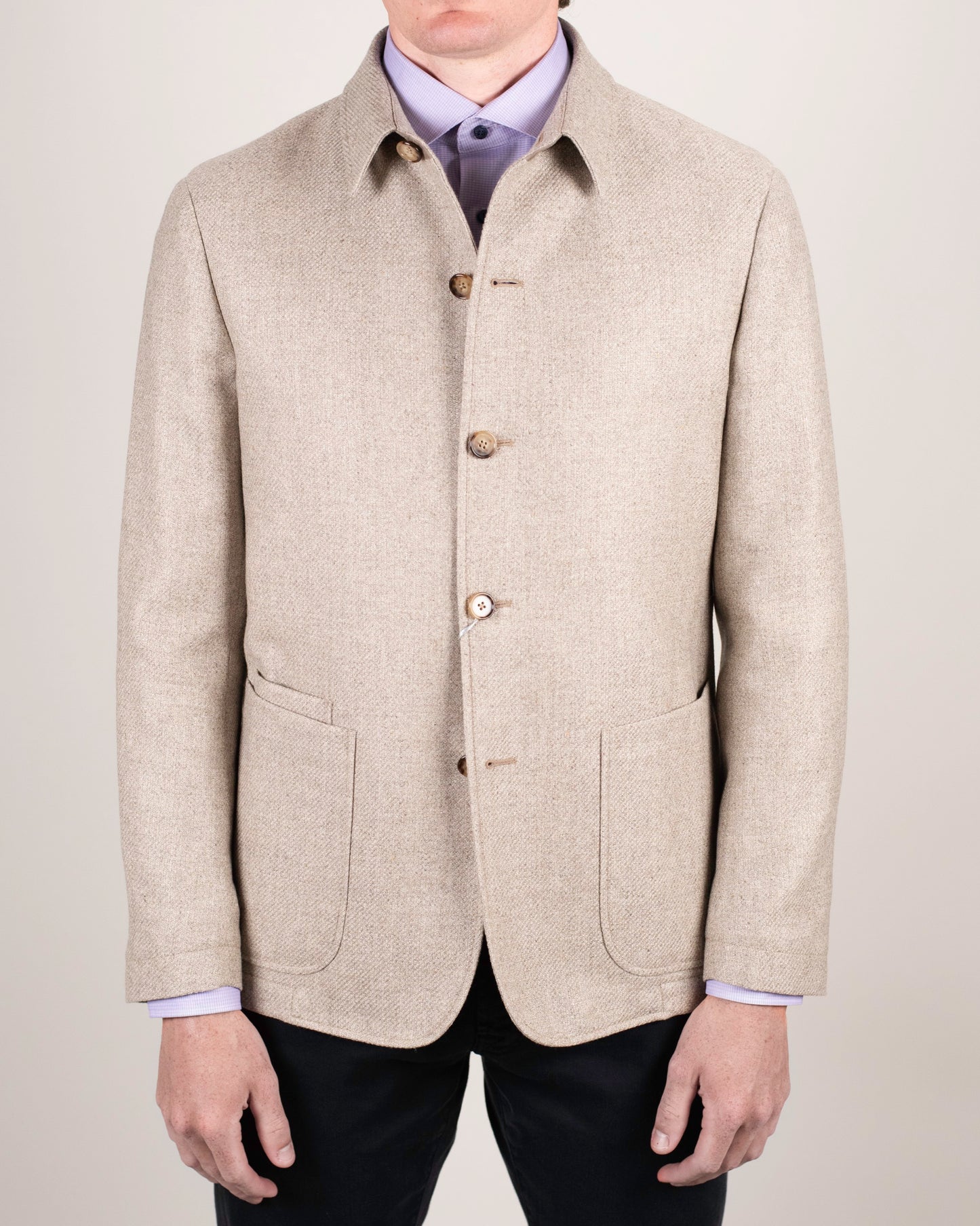 ravazzolo tan chore jacket