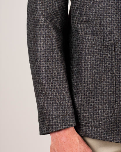 ravazzolo brown and green shirt jacket
