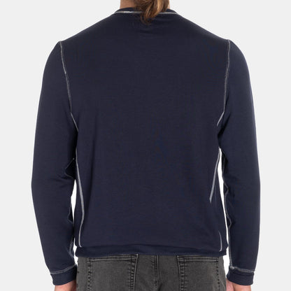 Toes on the Nose Super Soft L/S Crew in Navy