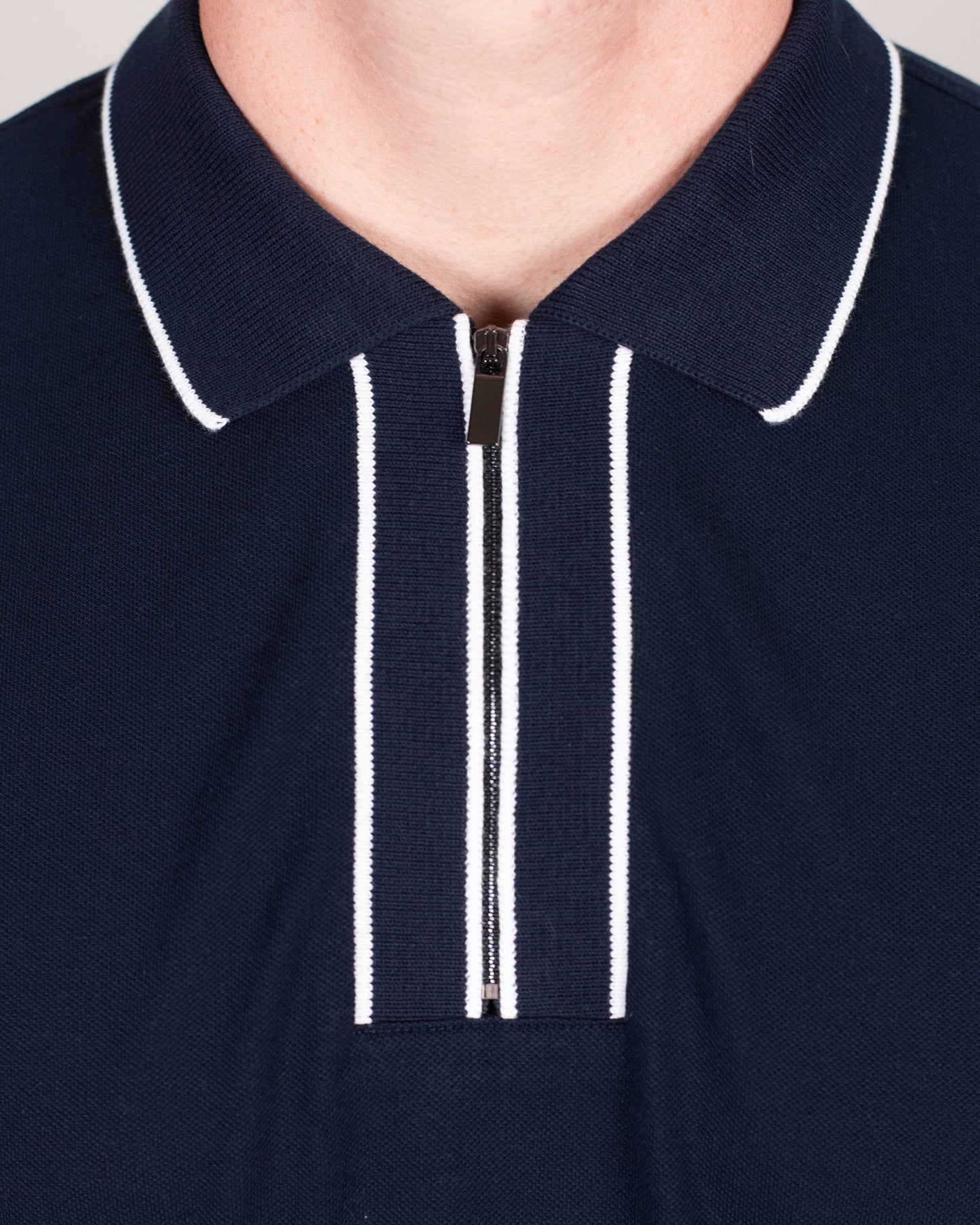 khakis brand zip polo