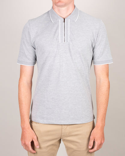 khakis brand zip polo