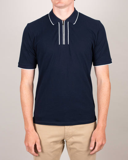 khakis brand zip polo