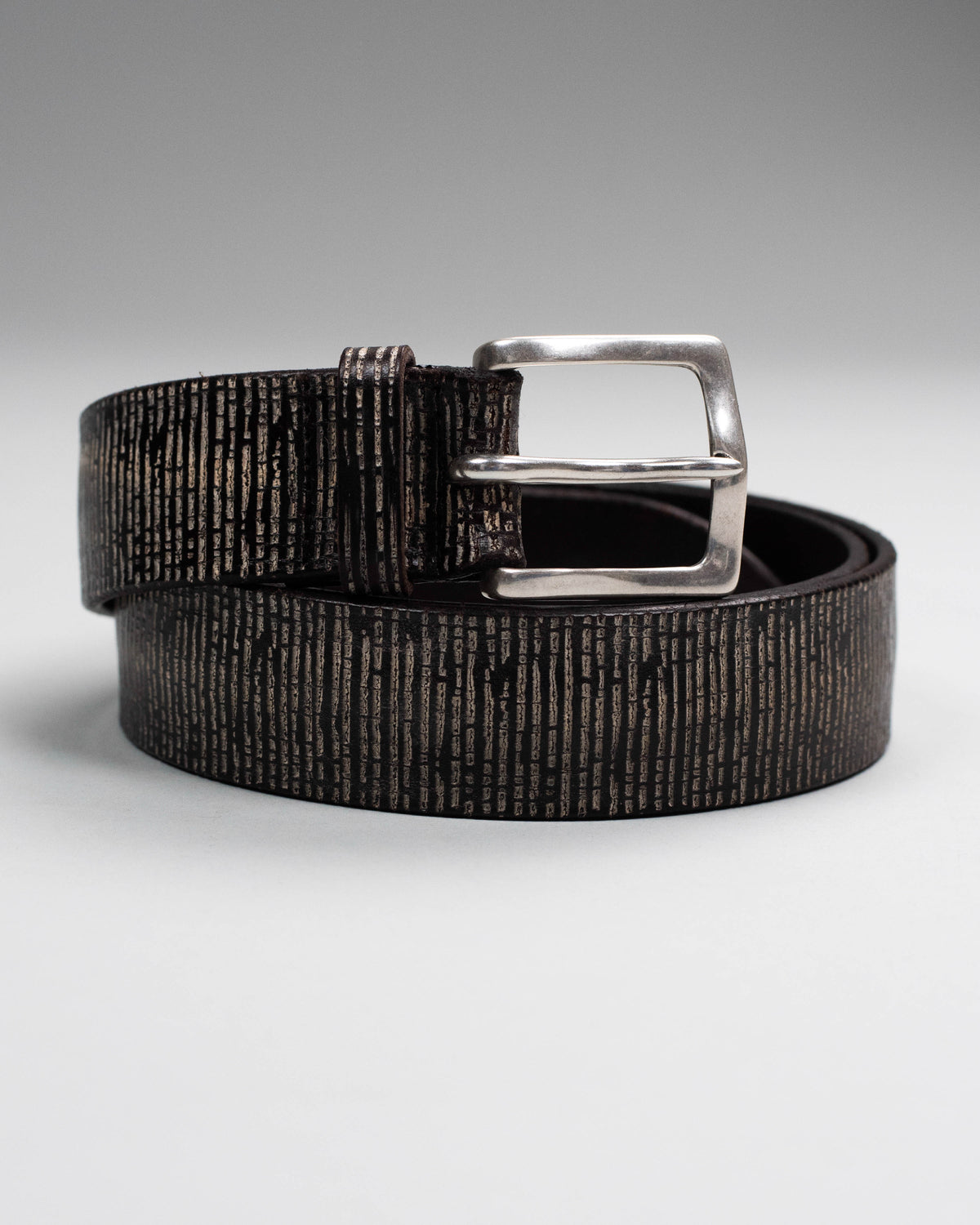 Claudio Orciani Vintage Y2K Italian leather belt Claudio Orciani Italian Designers Luxury Leather Belt main image 4