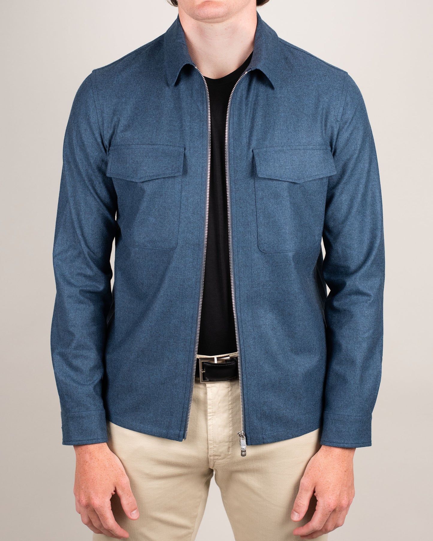 pescarolo cashmere zip jacket