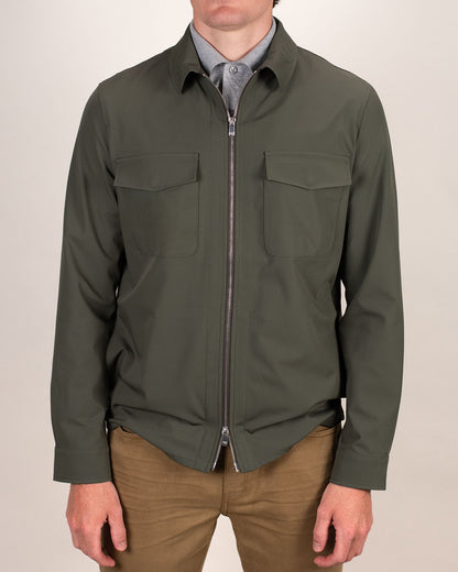 pescarolo jersey tech zip jacket